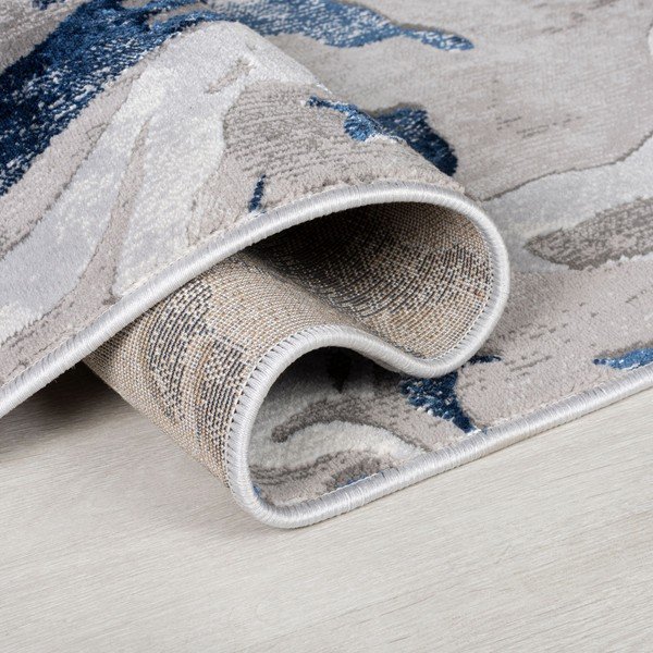 Modro-šedý koberec 80x150 cm Marbled – Flair Rugs-image-3