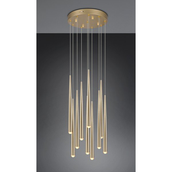LED závěsné svítidlo ve zlaté barvě ø 30 cm Cala – Trio Select-image-2