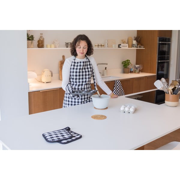 Bavlněná zástěra Gingham – Tiseco Home Studio-image-1