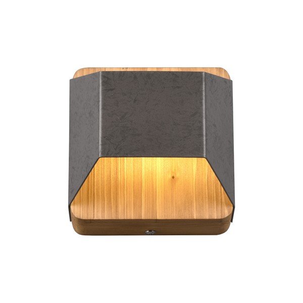 Šedé LED stmívatelné nástěnné svítidlo Arino – Trio-image-1