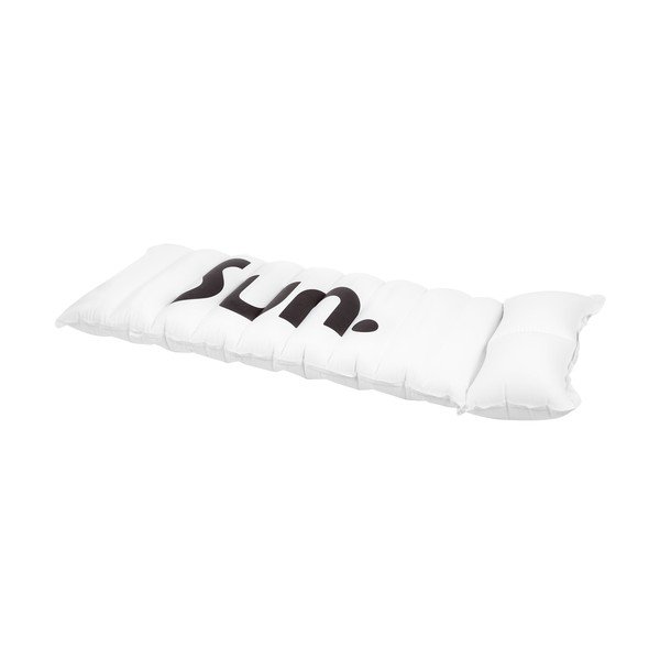 Bílé nafukovací lehátko Sunnylife Nouveau Bleu-image-2