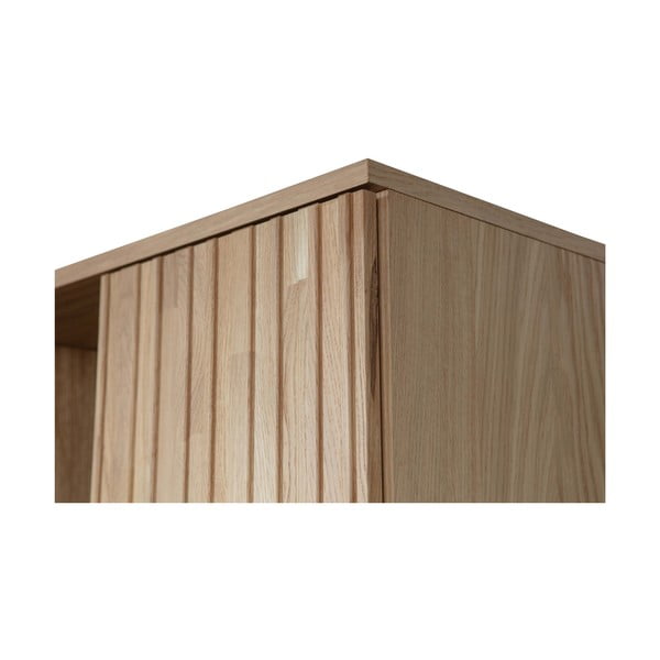 Šatní skříň v dekoru dubu v přírodní barvě 60x210x42 cm Gravure – WOOOD-image-1