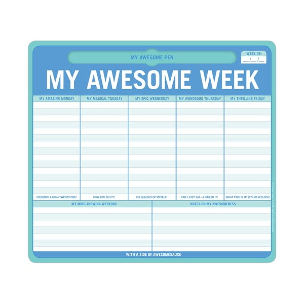 Týdenní zápisník My Awesome Week