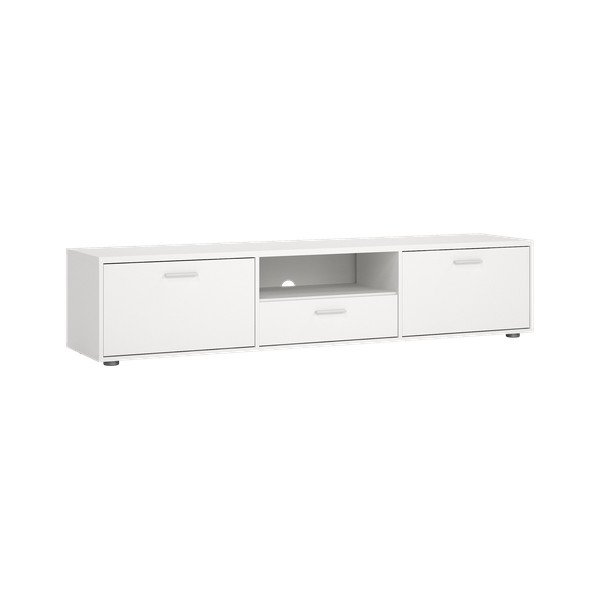 Bílý TV stolek 177x38 cm Media – Tvilum-image-2