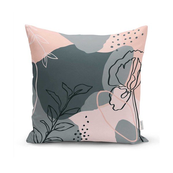 Sada 4 dekorativních povlaků na polštáře Minimalist Cushion Covers Draw Art, 45 x 45 cm-image-4