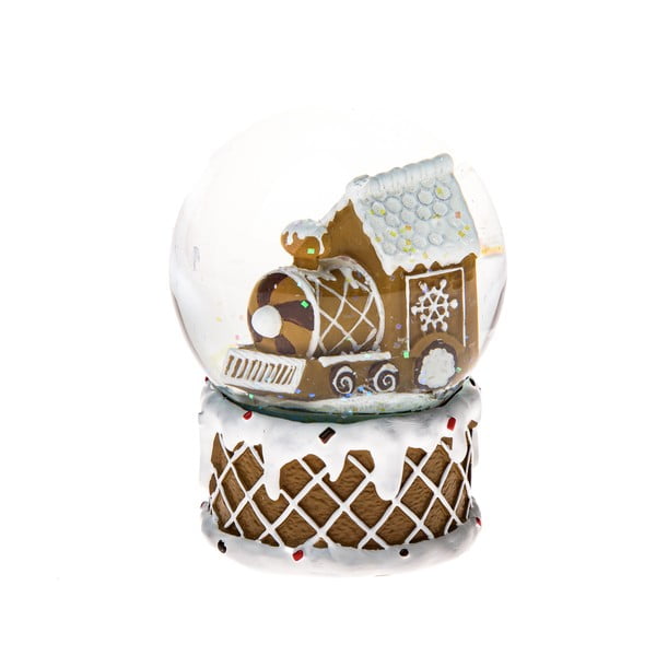 Polyresinové sněžítko (výška 10 cm) Snowy Train – Dakls