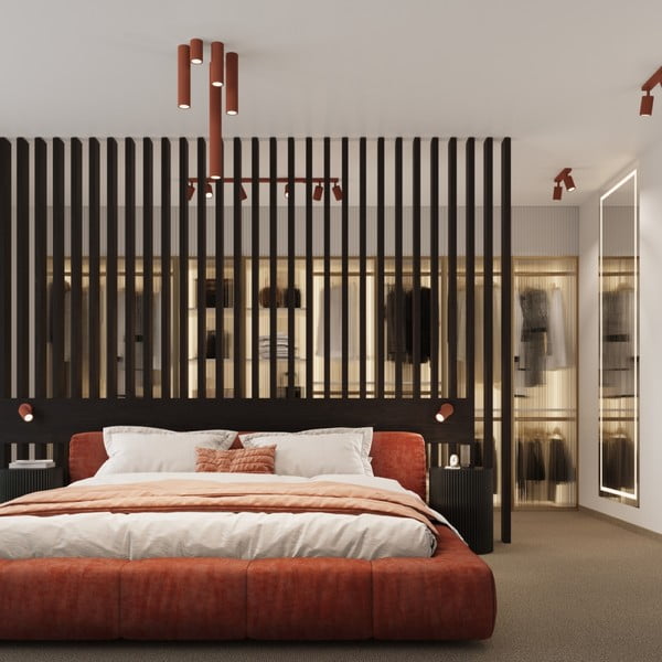 Bodové svítidlo v cihlové barvě 8x16 cm Gleam – Sollux-image-4