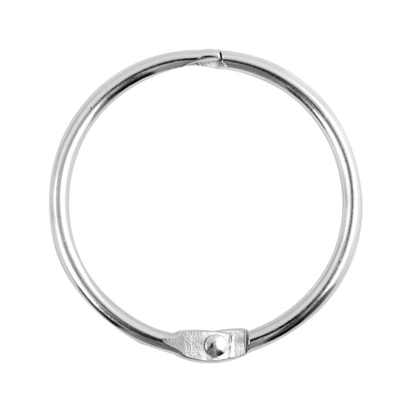 Kroužky ke sprchovému závěsu v sadě 12 ks v matně stříbrné barvě Ringo Small – Spirella