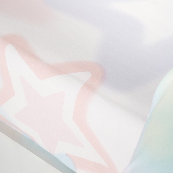 Bílé/růžové napínací dětské prostěradlo na dvoulůžko 135x190 cm Ombre Stars – Catherine Lansfield-image-2