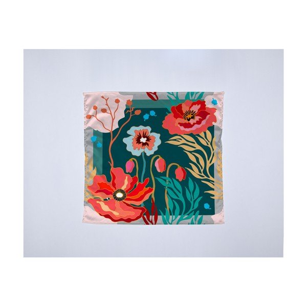 Módní šátek Madre Selva Logoom Garden, 55 x 55 cm