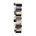 Šedý vlněný běhoun 60x230 cm Collage – Flair Rugs