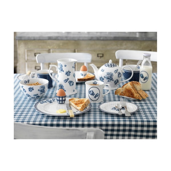 Sada 6 korkových podtácků Creative Tops Vintage Indigo, 10,5 x 10,5 cm-image-2