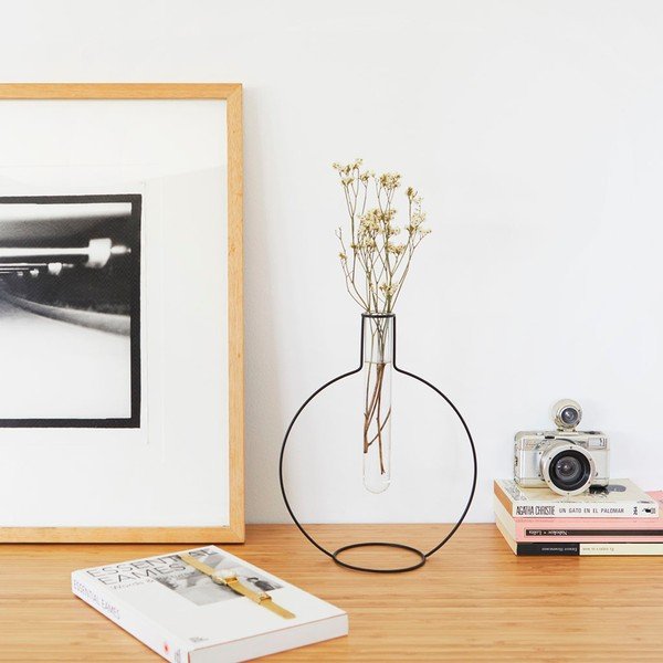 Černá váza Balvi Silhouette Round-image-1