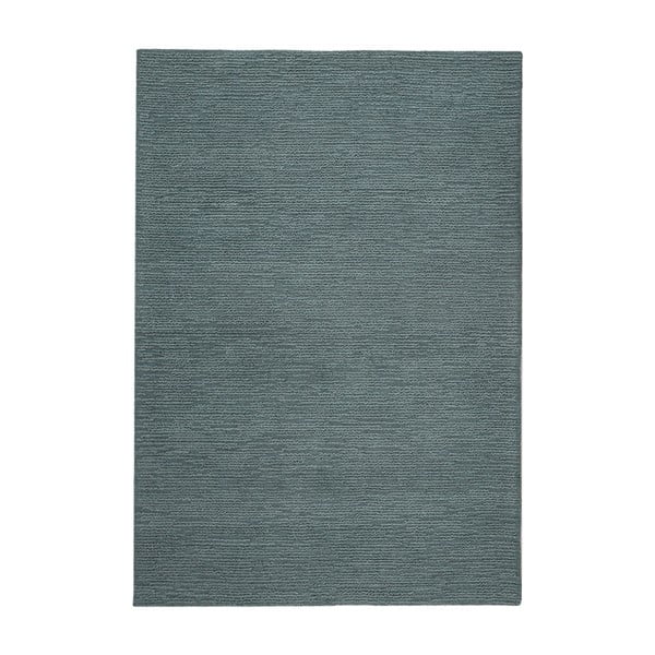 Šedomodrý ručně tkaný vlněný koberec 160x230 cm Harris Boucle – Flair Rugs