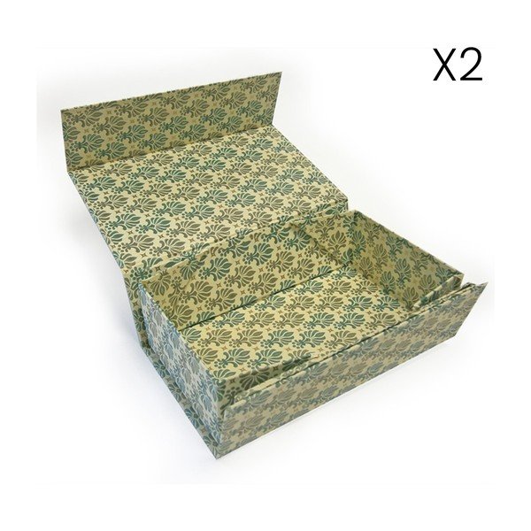 Dárkové krabice v sadě 2 ks 39x49 cm Lilies – Kartos-image-1