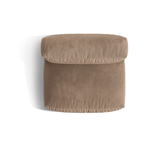 Světle hnědý sametový modul pohovky (středový díl) Martina – Micadoni -image-3