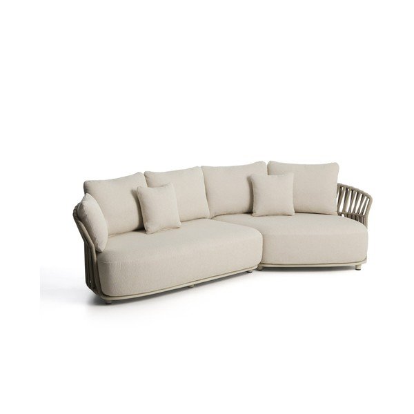 Béžová/taupe čalouněná zahradní pohovka Osani – Kave Home