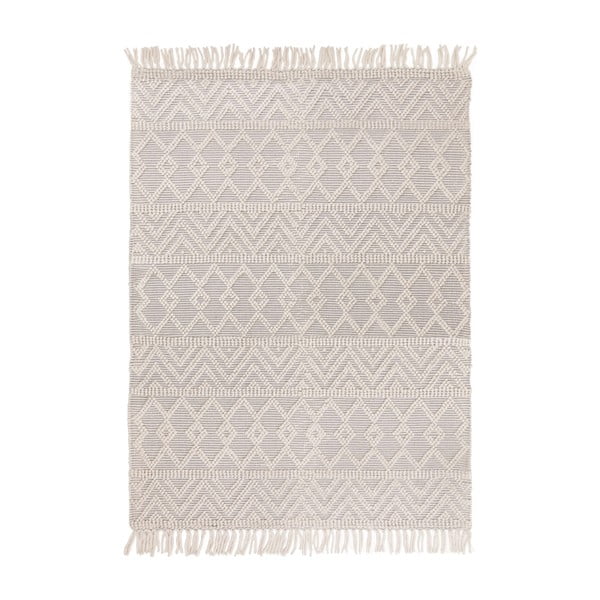 Světle šedý vlněný koberec 160x230 cm Asra – Asiatic Carpets