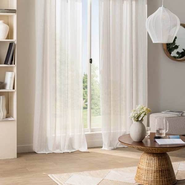 Bílý závěs 140x260 cm Zaho – douceur d'intérieur-image-2