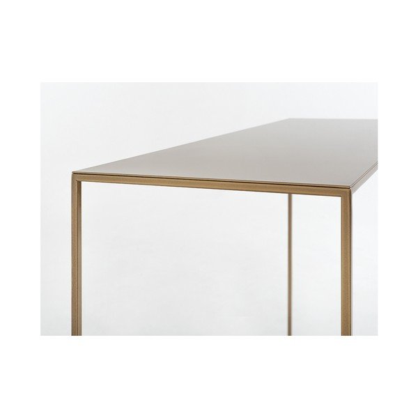 Konzolový kovový stůl ve zlaté barvě CustomForm Tensio, 100 x 35 cm-image-3