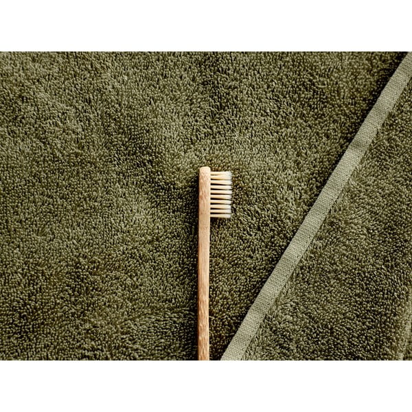 Olivově zelený ručník z froté bavlny Södahl, 100 x 50 cm-image-1