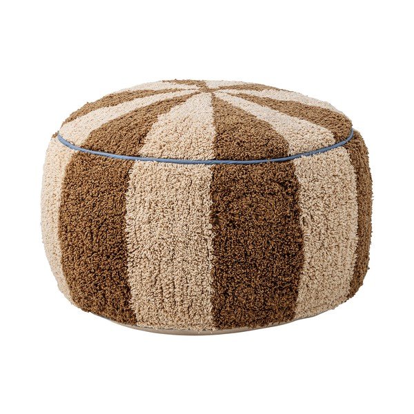 Hnědý/béžový dětský puf Charoline – Bloomingville Mini