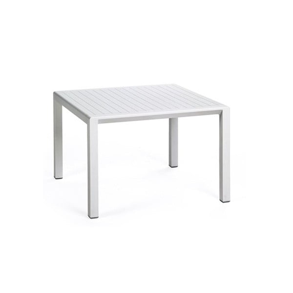 Bílý zahradní odkládací stolek Nardi Garden Aria, 100 x 60 cm