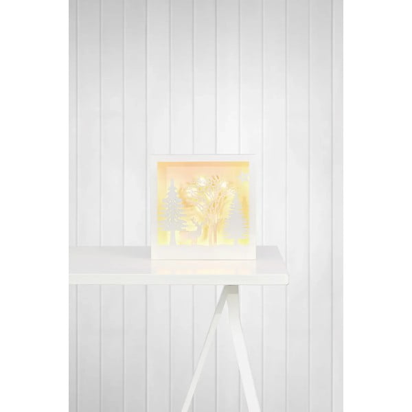 Bílá vánoční světelná dekorace Folkabo – Markslöjd-image-1