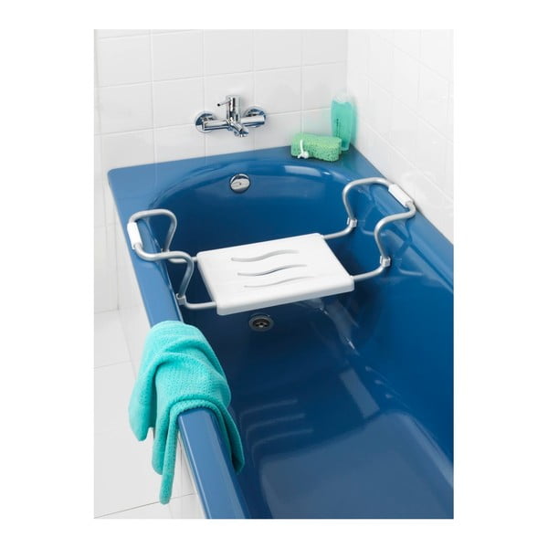 Bezpečnostní sedátko do vany s nastavitelnou šířkou Wenko Secura, 26 x 18 cm-image-1