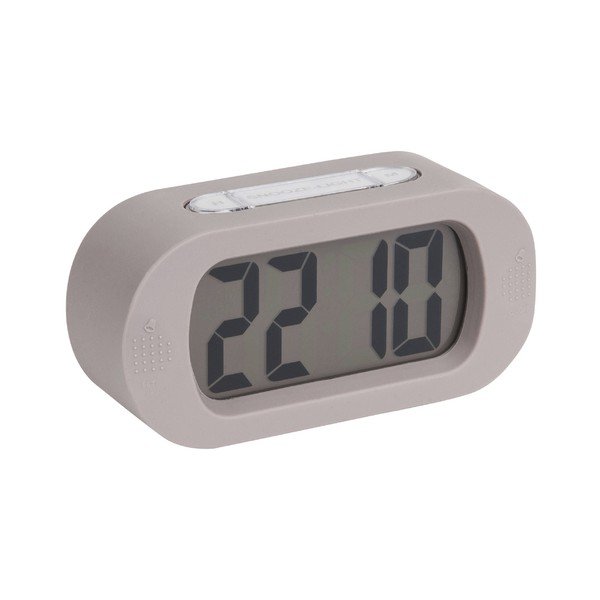 Šedý pogumovaný budík Karlsson Gummy-image-1