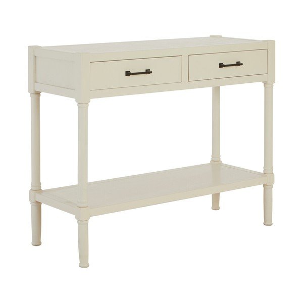 Bílý konzolový stolek z borovicového dřeva 35x91 cm Heritage – Premier Housewares