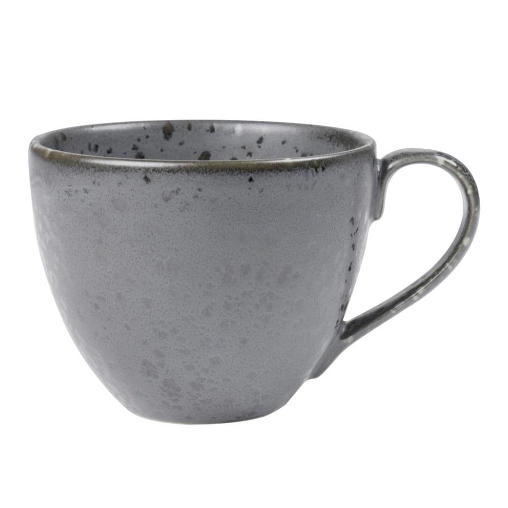 Šedý kameninový šálek na čaj Bitz Mensa, 460 ml
