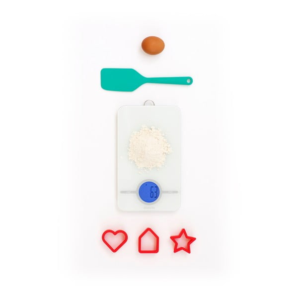 Bílá kuchyňská váha Brabantia Timer-image-3