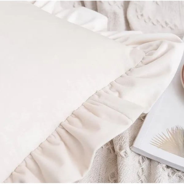 Povlak na polštář s příměsí bavlny 40x40 cm Ruffled – Mila Home-image-2