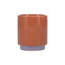 Oranžový/fialový kameninový šálek 270 ml Duo – ONA