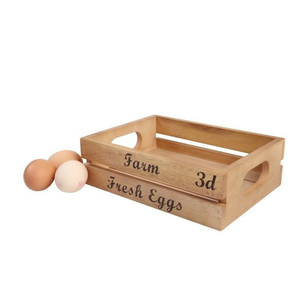 Úložný box na vajíčka z akáciového dřeva T&G Woodware Baroque