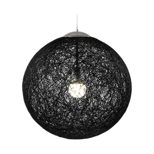 Černé stropní svítidlo PLM Barcelona Loom, 40 cm