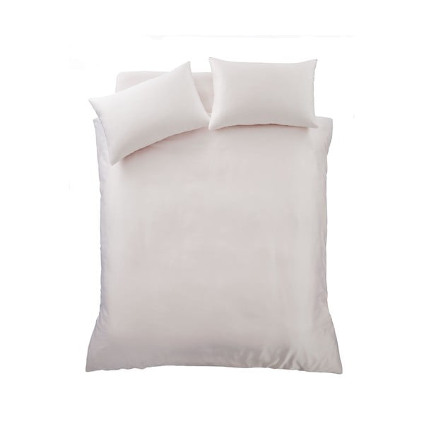 Růžové saténové povlečení na dvoulůžko/prodloužené 230x220 cm Silky Soft – Catherine Lansfield