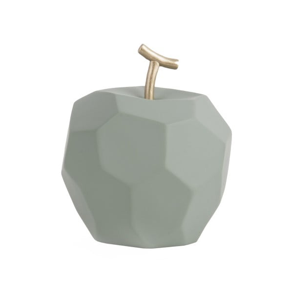 Matně mátově zelená betonová soška PT LIVING Origami Apple