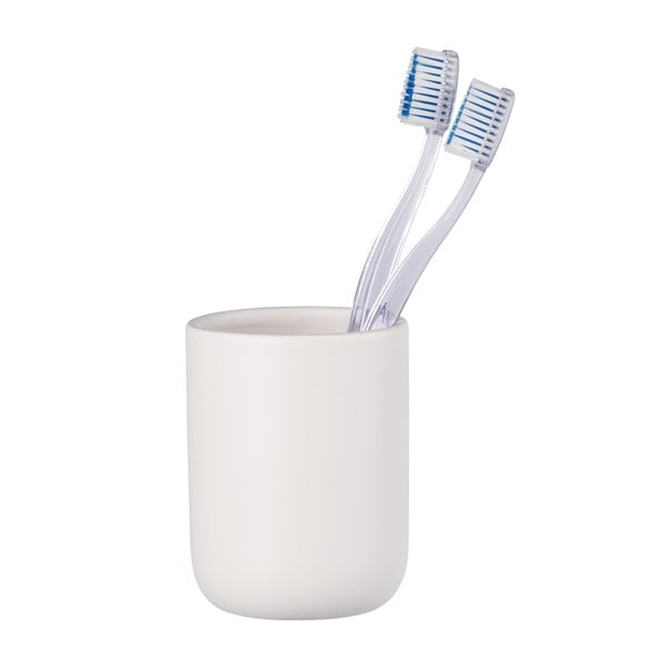 Bílý keramický kelímek na zubní kartáčky Olinda – Allstar-image-1