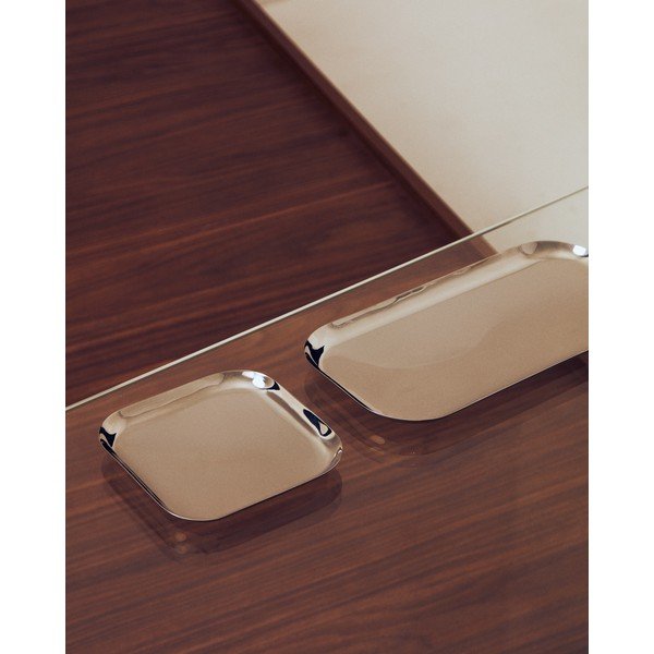 Servírovací tácy v sadě 2 ks z nerezové oceli 15x29 cm Nirela – Kave Home-image-1