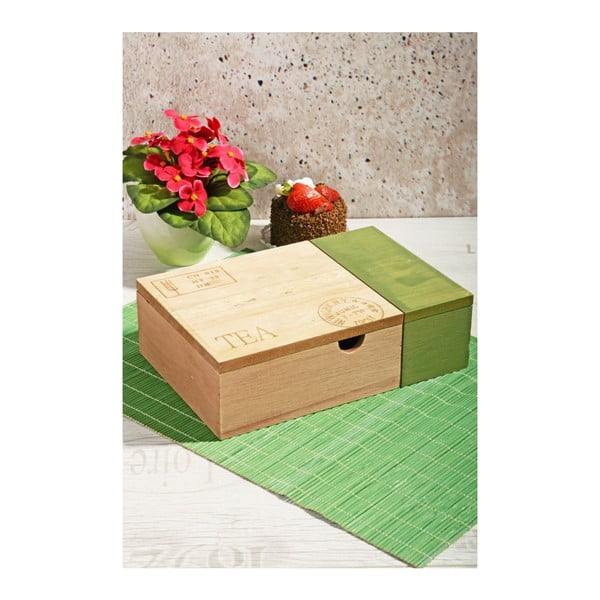 Bambusový box na čaj se 6 přihrádkami Herbal