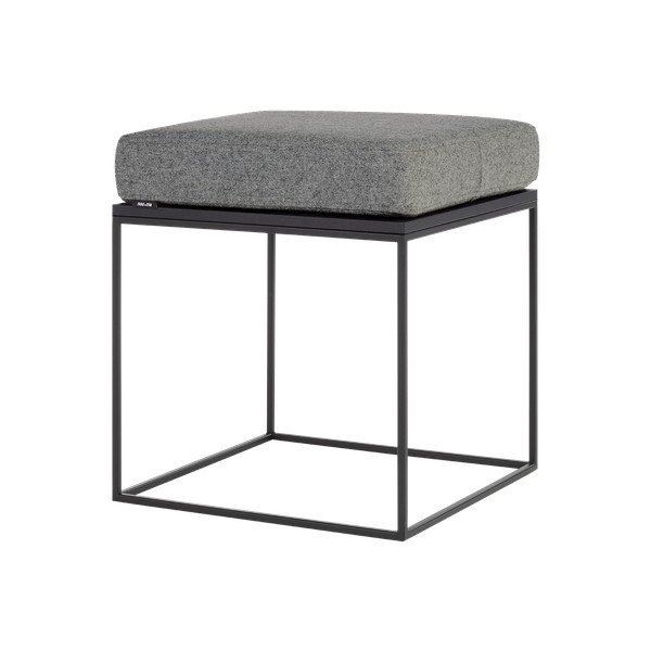 Šedá čalouněná stolička Feo – noo.ma