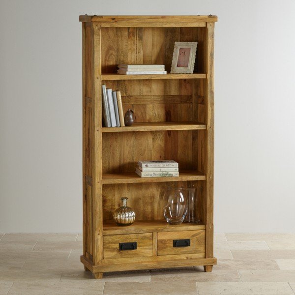 Knihovna  z mangového dřeva se 2 zásuvkami Massive Home Patna-image-2