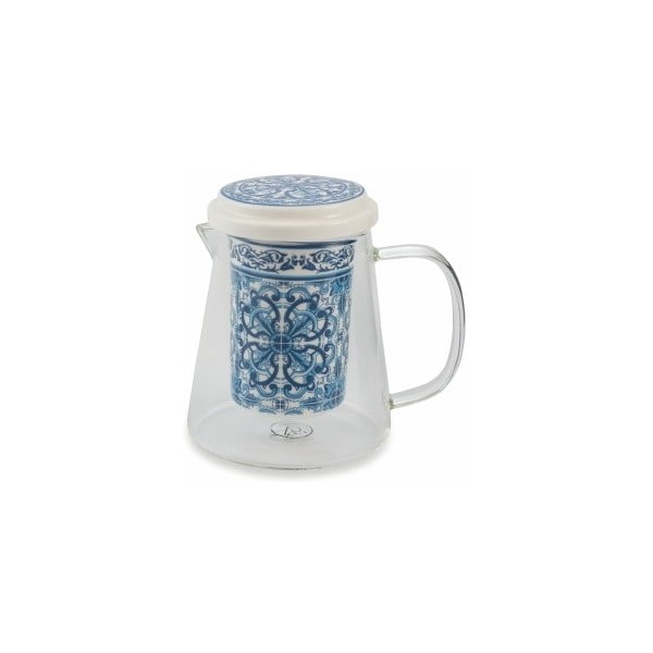 Konvička s porcelánovým sítkem na sypaný čaj Villa d'Este Marocco