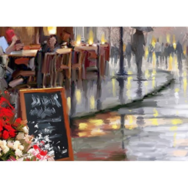 Obraz Styler Canvas Watercolor Paris I, 60 x 80 cm-image-1