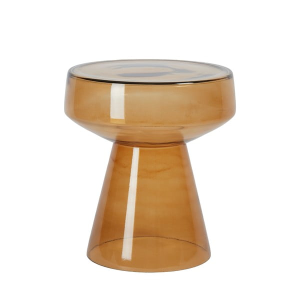 Skleněný kulatý odkládací stolek ø 37 cm Dakwa – Light & Living