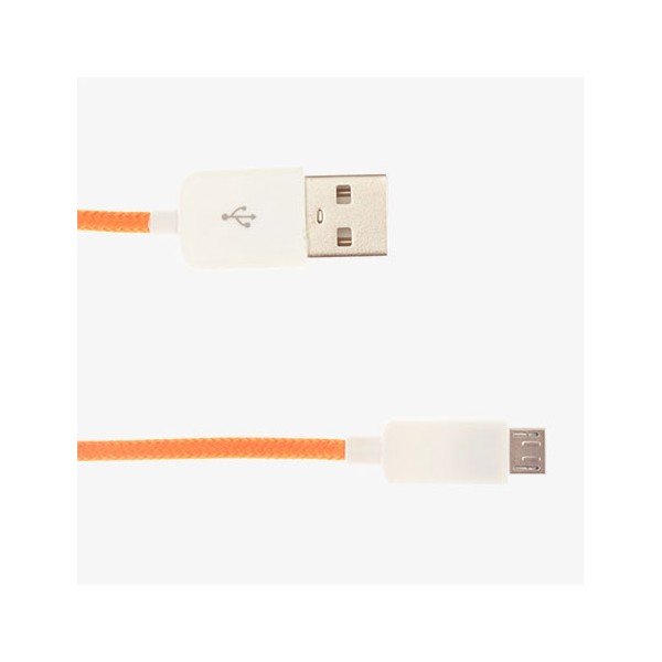 Micro-USB kabel, oranžový-image-3