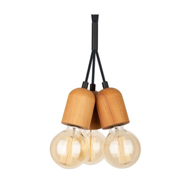 Závěsné svítidlo v černo-přírodní barvě Tahiti – Squid Lighting-image-3