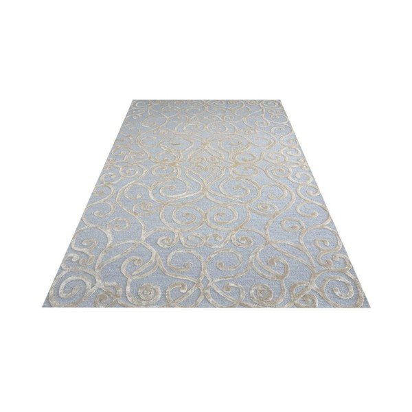 Ručně tuftovaný stříbrný koberec Monte Carlo, 244x153 cm-image-2